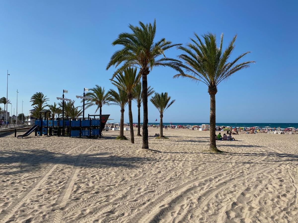 Apartamento "Navarra" 350M De La Playa Playa de Gandia Bagian luar foto