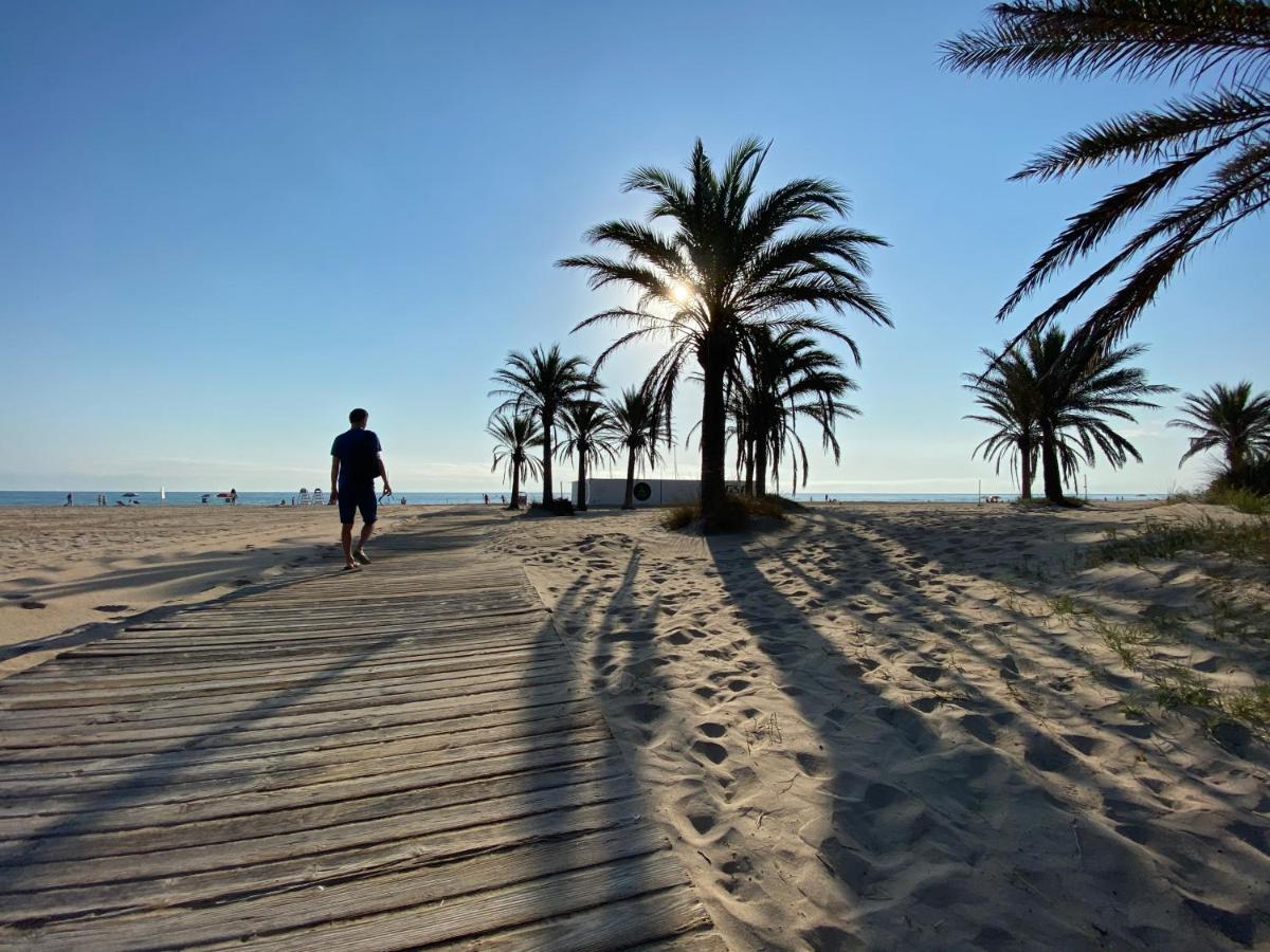 Apartamento "Navarra" 350M De La Playa Playa de Gandia Bagian luar foto